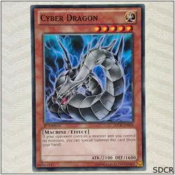 Cyber Dragon (Black) - SDCR-EN003 - Common 1st Edition Yugioh - Image 1