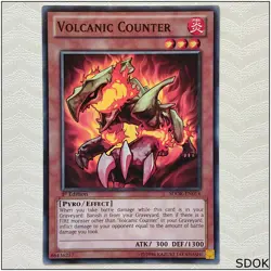 Volcanic Counter - SDOK-EN014 - Common 1st Edition Yugioh - Image 1