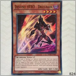 Destiny HERO - Drilldark - DESO-EN001 - Super Rare 1st Edition Yugioh - Image 1
