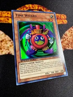 🔥 YUGIOH • TIME WIZARD • SUPER RARE • STP1-EN008 • SPEED DUEL • VLP 🔥 - Image 4