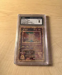 ANCIENT MEW Holo Rare Movie Promo Pokemon Card CGC 8 MINT - Image 1