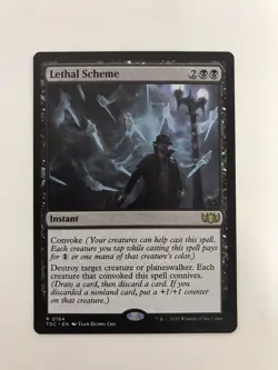 Lethal Scheme MTG Magic the Gathering Card NM Near Mint TDC - Image 1