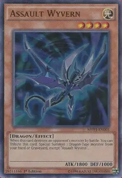 Assault Wyvern - MVP1-EN003 - Ultra Rare - 1st Edition Near Mint Yugioh Card - Image 1