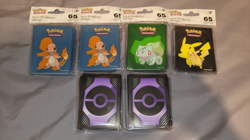 Pokemon TCG Card Sleeve Packs Lot Of 6 Pikachu Charmander Bulbasaur Sealed - Image 1