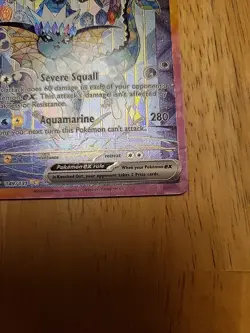 Pokemon TCG Vaporeon EX Prismatic Evolutions Special Illustration Card 149/131 - Image 5