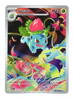 Ivysaur 134/132 Me01: Mega Evolution Holo Pokemon Card NM - Image 1