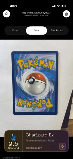Pokemon TCG Charizard EX Holo Card Paldean Fates 234/091 SV - Image 3