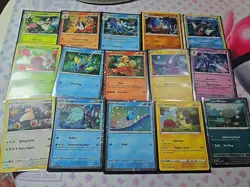 15 Cosmos Holo Pokemon Cards LP Snorlax Horsea Ceruledge Skeliderge Meowscarada - Image 1