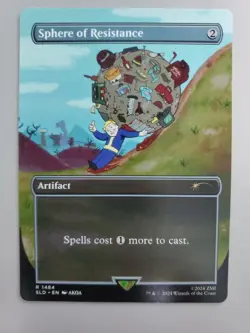 MTG Sphere of Resistance Secret Lair Fallout 1484 Borderless Rare - Image 1