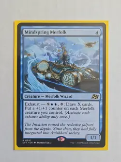 Mindspring Merfolk - Aetherdrift - MTG Magic - Rare - Creature - Image 1
