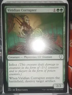 Viridian Corrupter #113 LP Phyrexia All Will Be One Reg Magic The Gathering MTG - Image 1