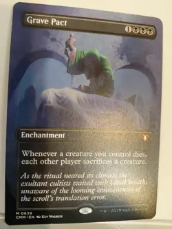 1x MTG Grave Pact (Borderless) - Commander Masters (CMM) #639 - Magic - Image 1