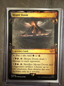 Mount Doom (Showcase Scrolls) Universes Beyond: the Lord of the Rings Regular - Image 1