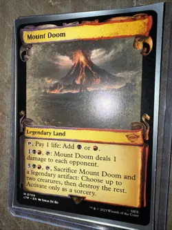 Mount Doom (Showcase Scrolls) Universes Beyond: the Lord of the Rings Regular - Image 4