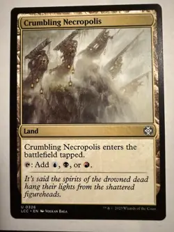 Crumbling Necropolis NM MTG The Lost Caverns of Ixalan LCI LCC Magic - Image 1