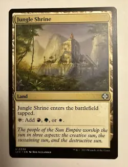Jungle Shrine NM MTG The Lost Caverns of Ixalan LCI LCC Magic - Image 1