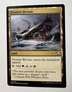 Frontier Bivouac [March of the Machine Commander] Magic MTG MOC - Image 1