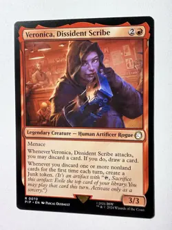 x1 Veronica, Dissident Scribe R MTG Universes Beyond: Fallout M/NM, English - Image 1