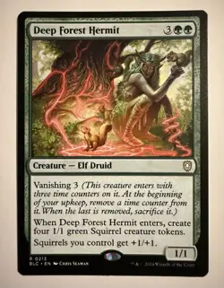 Deep Forest Hermit [Bloomburrow Commander] Magic MTG - Image 1