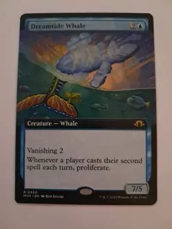 Dreamtide Whale Extended Art NM/M MH3 Magic the Gathering MTG Modern Horizons 3 - Image 1