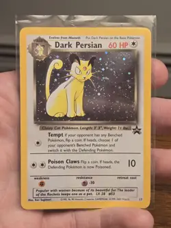 2000 Dark Persian 17 Promo Holo - Pokemon Nintendo Magazine Black Star - Image 1