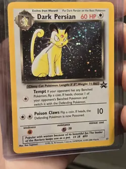 2000 Dark Persian 17 Promo Holo - Pokemon Nintendo Magazine Black Star - Image 3