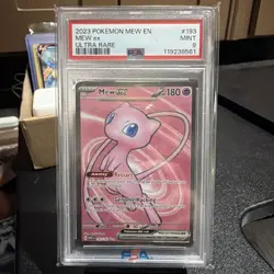 Pokemon TCG - Scarlet and Violet 151 - Mew EX 193/165 - Ultra Rare PSA 9 MINT - Image 1