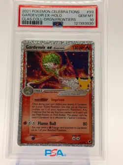 2021 Pokemon Celebrations Gardevoir EX 93/101 Classic Collection PSA 10 - Image 1