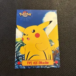 Pikachu [Non-Holo] -#25 TV2 Topps - Image 1