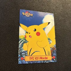 Pikachu [Non-Holo] -#25 TV2 Topps - Image 2