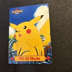 Pikachu [Non-Holo] -#25 TV2 Topps - Image 3