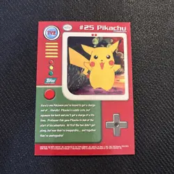 Pikachu [Non-Holo] -#25 TV2 Topps - Image 5