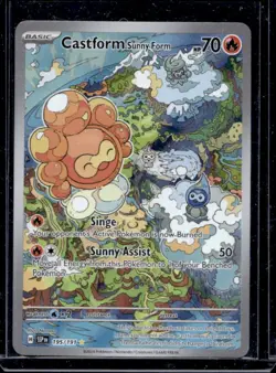 2024 Pokemon Surging Sparks Castform Sunny Form #195/191 - Image 1