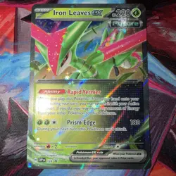 Iron Leaves ex Black Star Promo - SVP128 - Scarlet & Violet Pokemon 2024 - Image 1