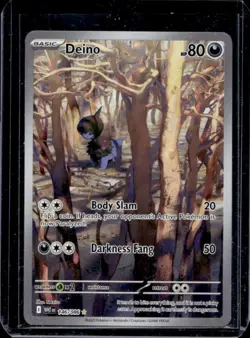 2025 Pokemon White Flare Deino Illustration Rare #146/086 - Image 1