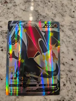 Pokemon TCG: Secret Rare Charizard V, 079/073, Champion's Path, Full Art Holo 3 - Image 1