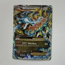 Pokemon M Charizard EX Mega Evolution Full Art Ultra Rare Holo Flashfire 69/106 - Image 1