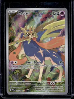 2025 Pokemon Phantasmal Flames Zacian Illustration Rare #100/094 - Image 1
