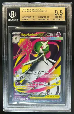 2025 Pokemon Mega Evolution Gardevoir ex Ultra Rare #159/132 BGS 9.5 - Image 1