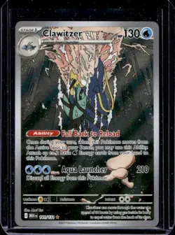 2025 Pokemon Mega Evolution Clawitzer Illustration Rare #141/132 - Image 1