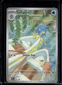 2025 Pokemon Black Bolt Simipour Illustration Rare #102/086 - Image 1