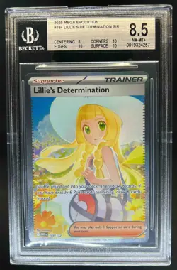2025 Pokemon Lillie's Determination Special Illustration Rare #184/132 BGS 8.5 - Image 1