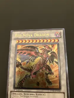 Red Nova Dragon STBL-EN042 1st ED Ultimate Rare Yugioh NM - Image 3