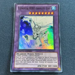 Yu-Gi-Oh! Elemental HERO Absolute Zero GENF-ENSE1 Super Rare NM - Image 2