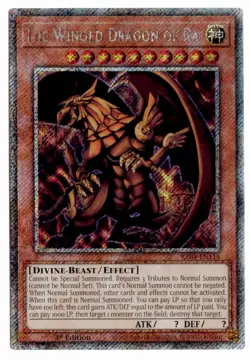 Yu-Gi-Oh! The Winged Dragon of Ra Platinum Secret Rare RA04-EN118 - Image 1