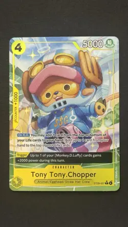 Tony Tony.Chopper (Alt Art) ST29-007 NM Starter Deck (EGGHEAD) ONE PIECE English - Image 1