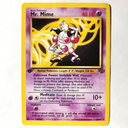 Mr. Mime 22/64 Pokemon TCG 1st Edition Jungle LP Vintage 1999 Card - Image 2