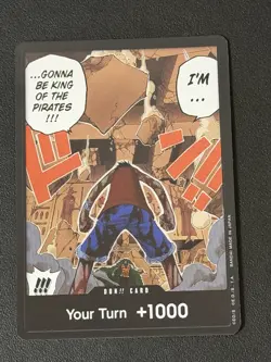 One Piece Don!! Card Devil Fruits 01 DF01 Luffy - Image 1