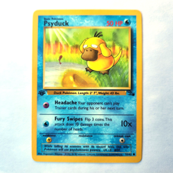 Psyduck 53/62 Pokemon TCG 1st Edition Fossil NM Vintage 1999 Card - Image 2