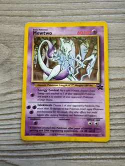 Mewtwo 12/53 WOTC Black Star Promo Pokemon Card TCG VINTAGE - Image 1